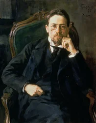 Retrato de Anton Pavlovich Chekhov, 1898